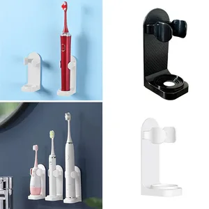 Wall MOUNTD TOOTHBRUSH HOLDER ELECTRONIC, BRUSHING ADHESIVE HOLDERS, ORGANIZER TO SAVE SPACE, KEEP DRYING 6 Main Sales Support toothbrush - №4