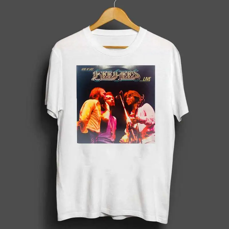 Bee Gees، 'Here At Last - تي شيرت Live تي شيرت جميع المقاسات S-5XL