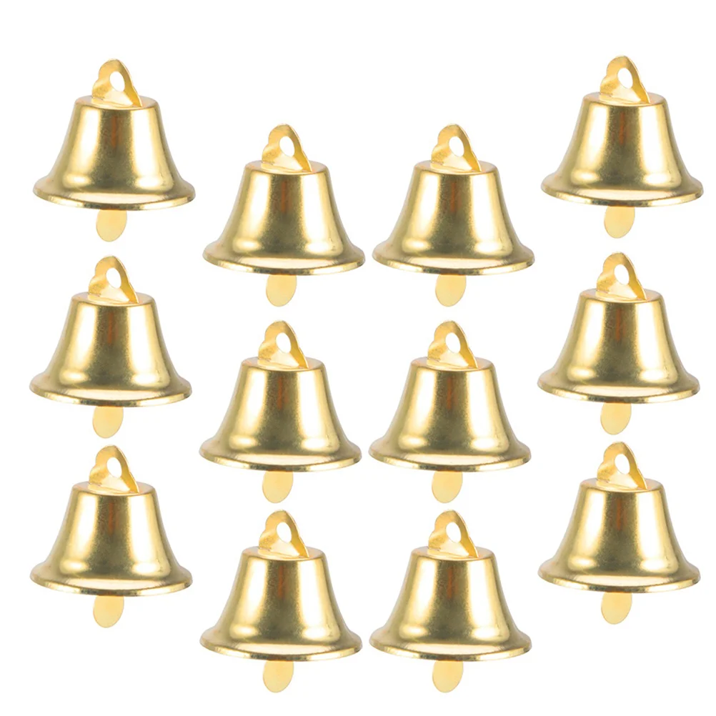 12 Pcs Trumpet Bell Compact Christmas Decor Decorative Unique Pendant DIY Ornament Tree Bells Charms Delicate Xmas Accessory