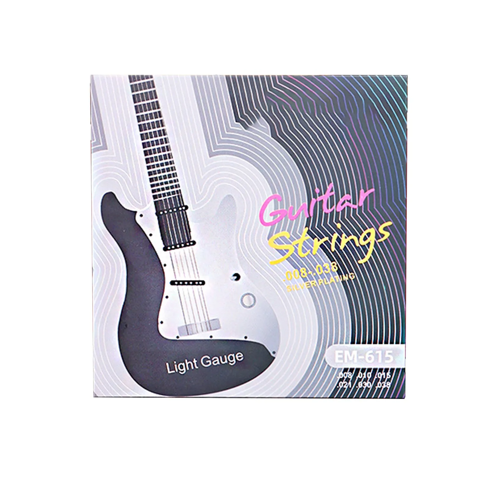 Senar Gitar Elektrik Baru Senar Gitar Akustik Kualitas Tinggi Aksesori Gitar Klasik Set Lengkap Dilapisi