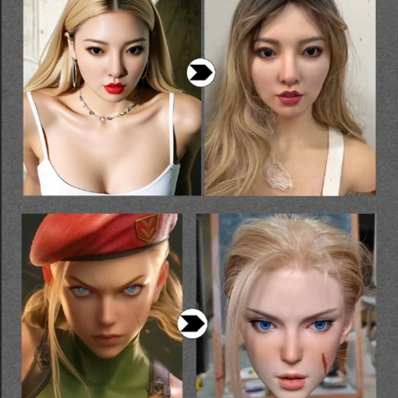 

Customization of pictures, customization of equal-body figures, 1:1 customization of real wax head carving