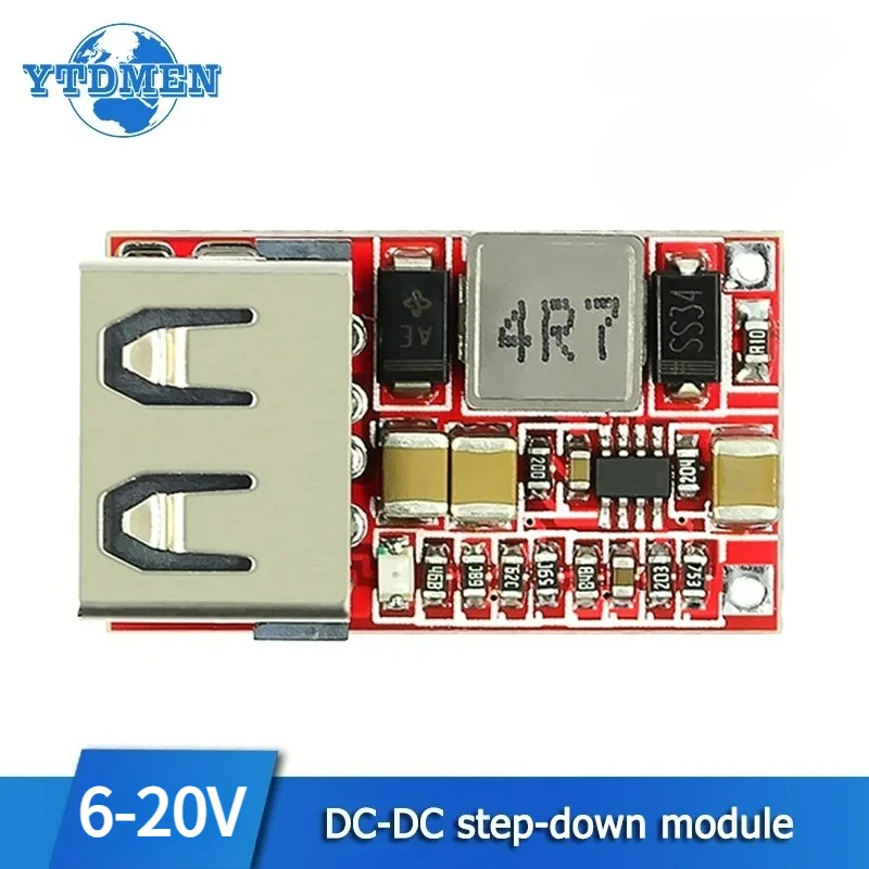 6-20V 3A USB Ladegerät Modul 12V/20V Zu 5V 3A AUTO DC Buck Step Down Converter 12v 5v Netzteil Modul