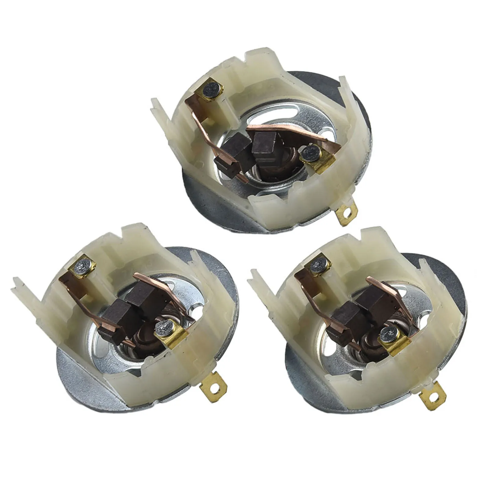 Simplify Repairs with This Set of Three Electric Drill Motor Compatible Carbon Brushes Holders For Models For 775/750