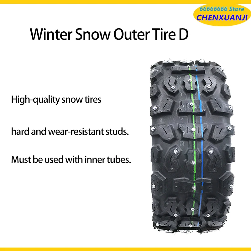 CST 90/65-6.5 City/Off Road Winter Snow Tires 11 Inch Tubeless Tire for Dualtron Ultra Speedual Plus Zero 11x Electric Scooters