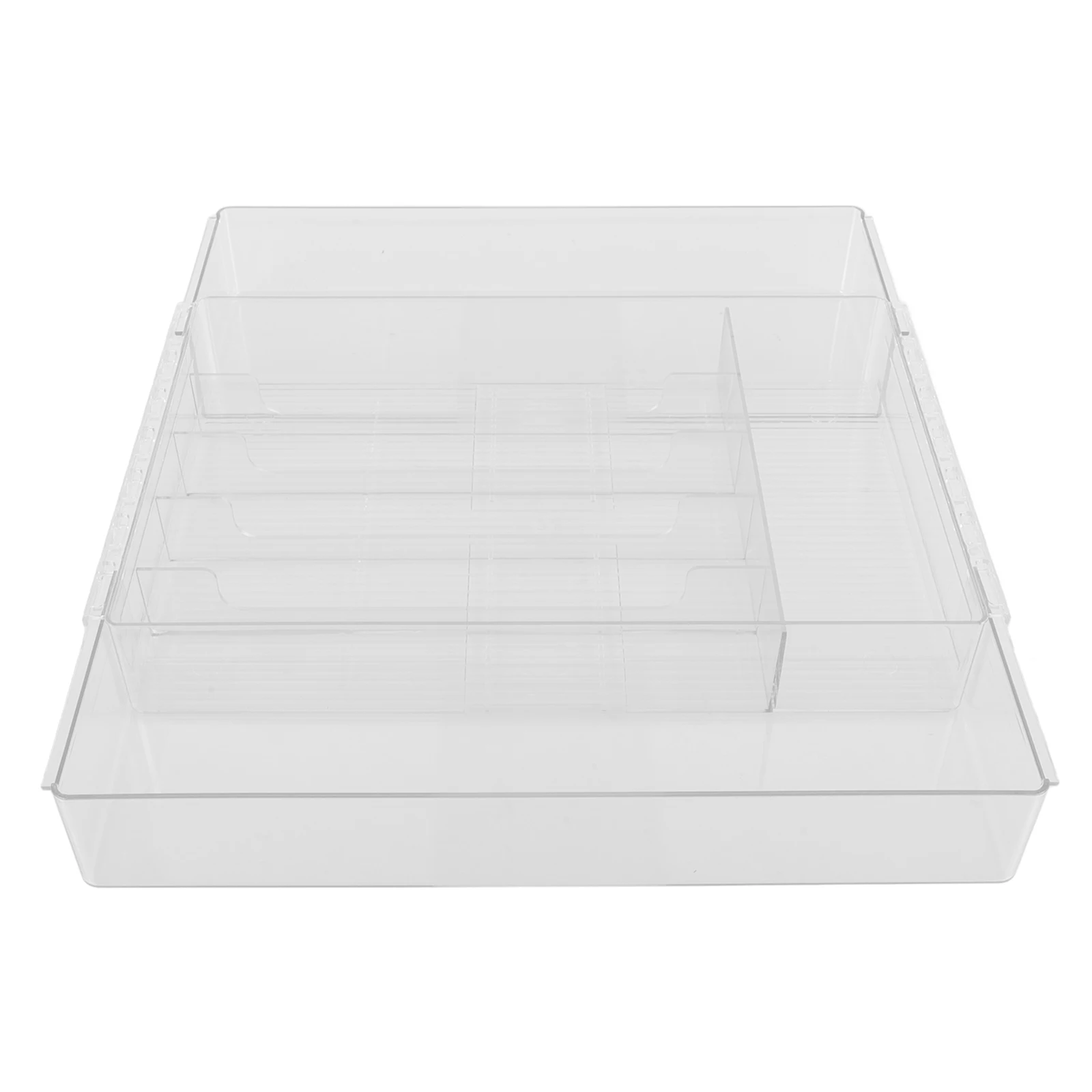 

Telescopic Storage Box Expandable Cutlery Tray Kitchen Utensil Holder Compartment Silverware Organizer Trays For Drawers