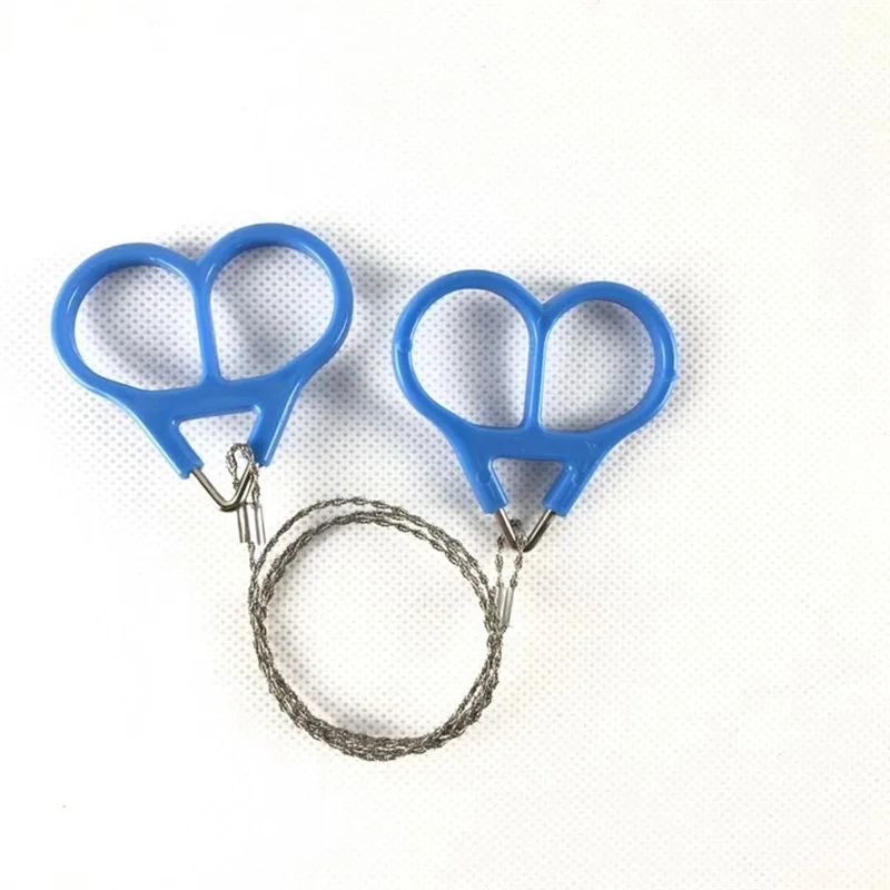 منشار سلكي A26I، منشار حبل مسنن من الفولاذ المقاوم للصدأ مقاس 20 بوصة، مجموعة منشار الطوارئ أدوات خارجية لقطع الأشجار، 4 عبوات #5