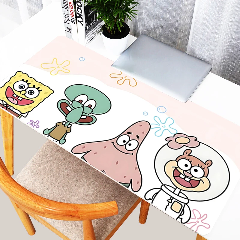 

Desk Mat Laptop Accessories Gamer Mausepad S-spongeBob S-squarePants Mouse Pad Mousepad Office PC Tables Mouse Mat Keyboard Pad