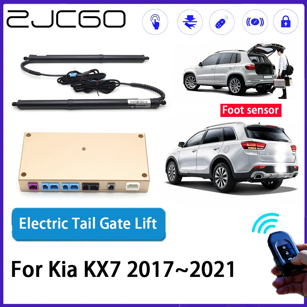 

ZJCGO Car Auto Trunk intelligent Electric Tail Gate Lift Automatic Tailgate Opener for Kia KX7 2017~2021