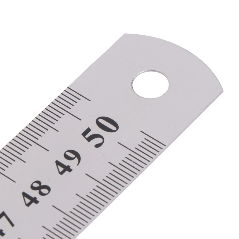 X37E Ruler Metal Straight Edge Ruler Stainless Steel Ruler 50cm /20\'\' Double Sided