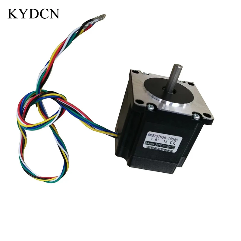 23 stepper motor 57 stepper motor 1.8 degrees 56mm thickness four-phase six-wire