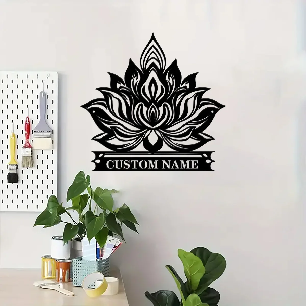 Custom Lotus Flower Metal Sign, Lotus Metal Art, Yoga Wall Art, Flower  Decor, Mandala Metal Wall Decor, Yoga Gift