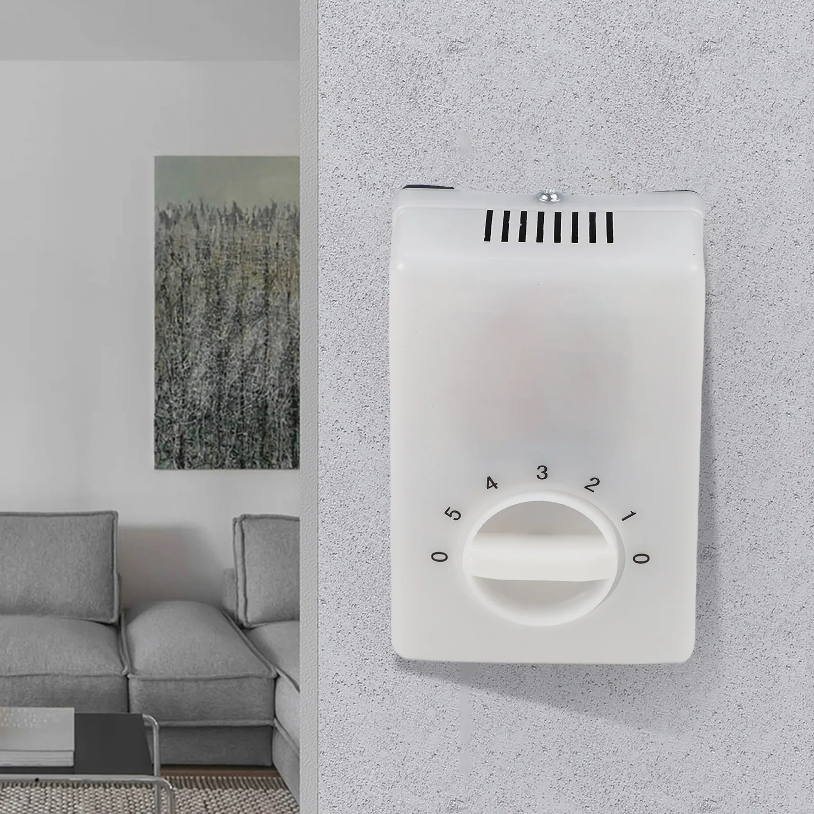 Kontrol Kipas Dapat Disesuaikan Pengontrol Kipas Langit-langit Ruang Tamu Ruang Kantor Penggunaan Serbaguna Pengontrol Multifungsi