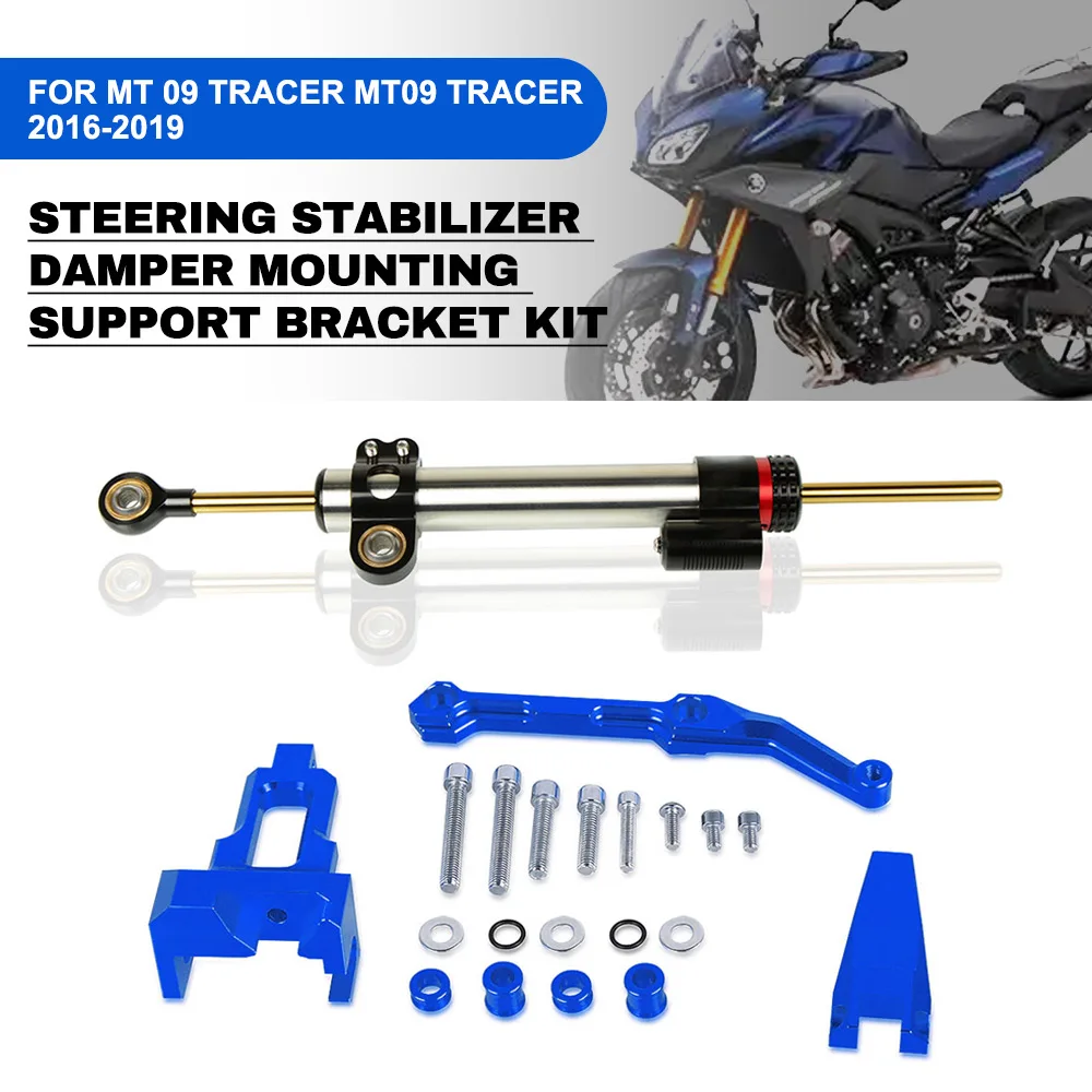 

Мотоциклетный рулевой стабилизатор с ЧПУ, монтажный кронштейн, комплект кронштейнов для Yamaha MT 09 Tracer MT09 TRACER 2016 2017 2018 2019