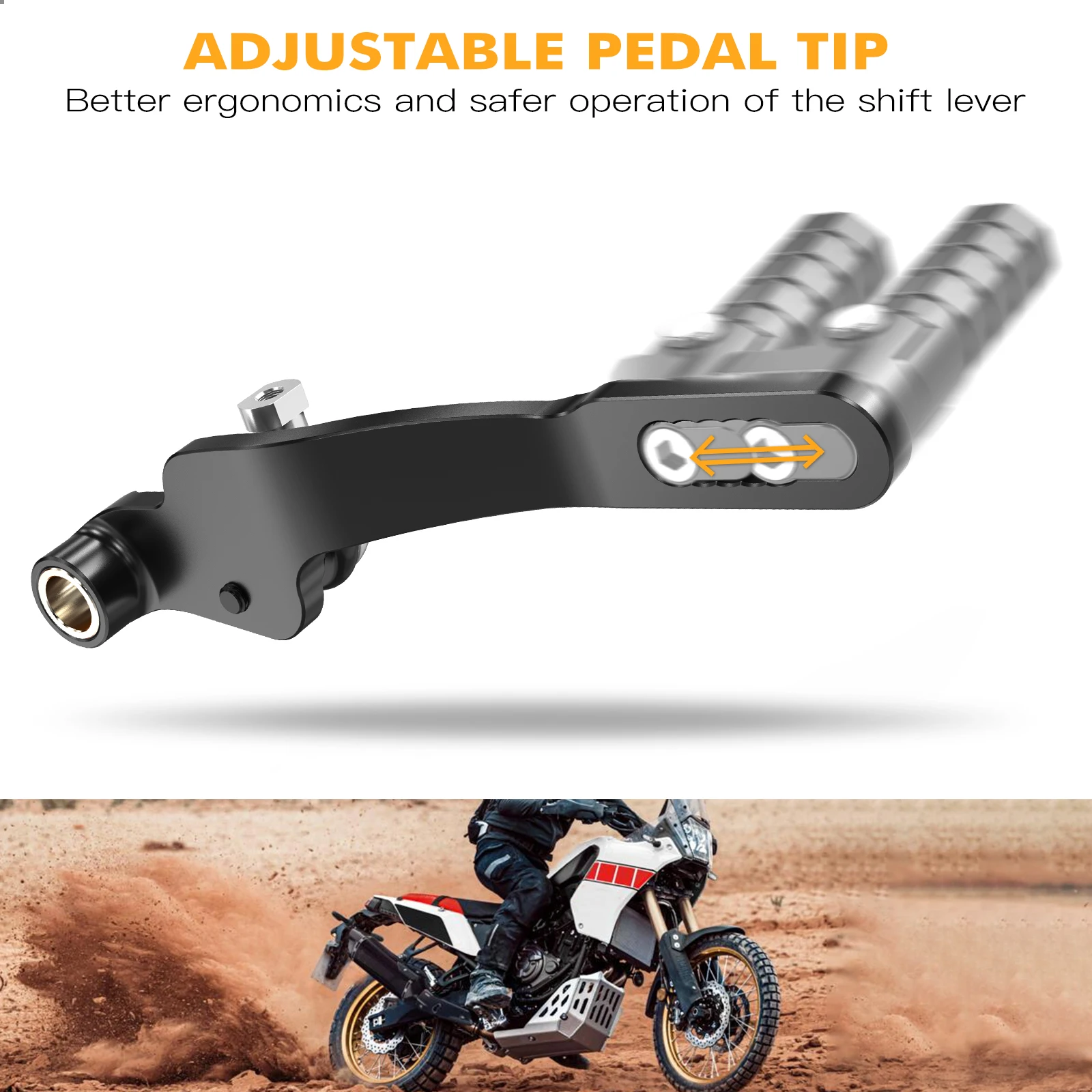 For 2019-2024 Yamaha Tenere 700 XTZ 700 Motorcycle Gear Shift Lever Tenere700 T700 Rally Edition 2020 2021 2022 2023 2024 - Image 3