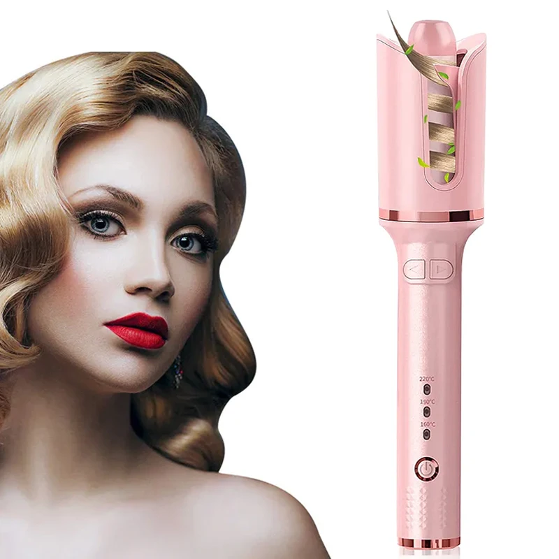 Hair Care And Styling Equipment Heating Cordless Portable Electric Automatic Wireless Curler Magic Cordless Curler