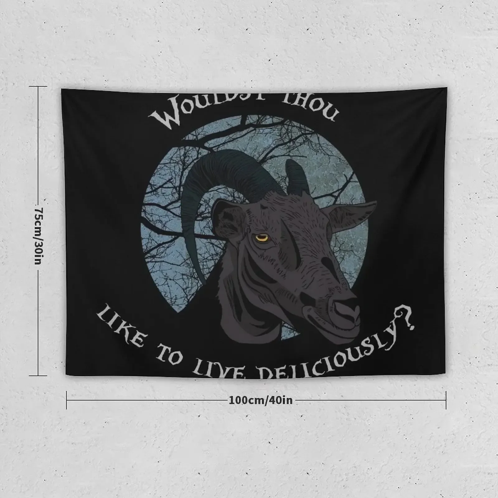 Black Phillip, Black Phillip Tapestry Decoration Home Wall Carpet Tapestry