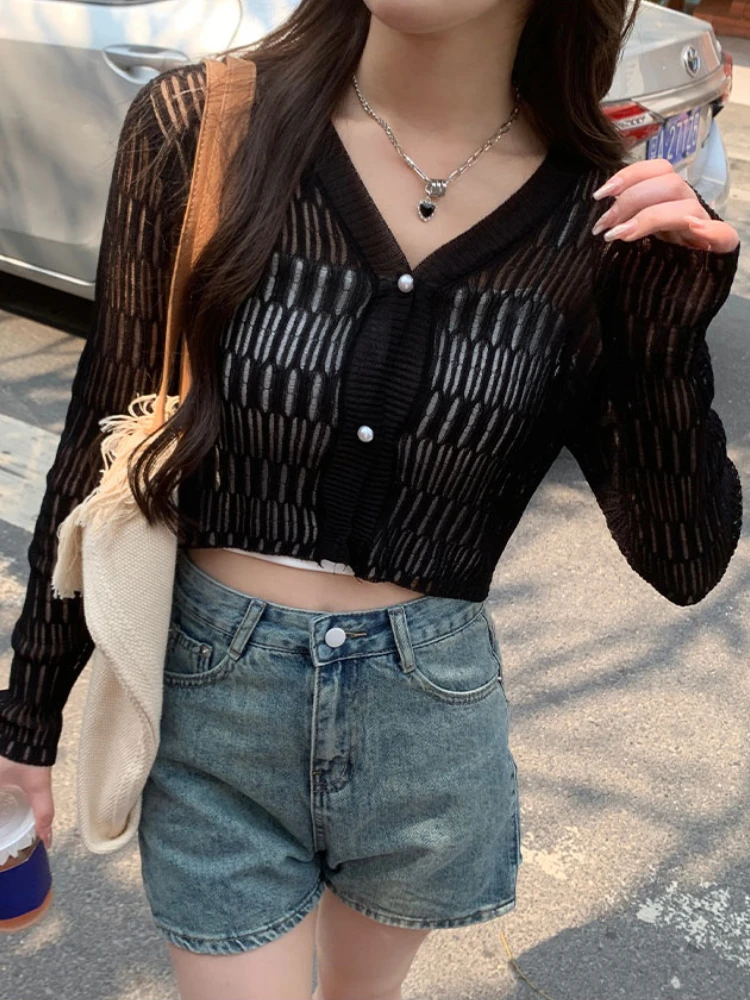 Thumbnail 2 - #48 Latest Button Front Knit Cardigans Offers