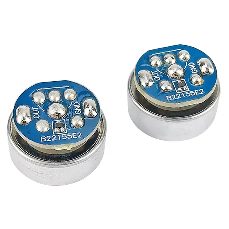 B68C Unidirectional 16Mm Electret Condenser Microphone Web 2Pcs Set For Audio- Celebrity Anchor Microphone Featuring Circuit Boa