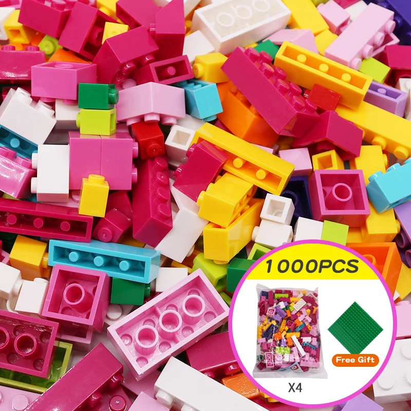 1000 Pieces Boys Girls DIY Creative Building Blocks Sets City Classic Bricks Assembly Brinquedos Educational Toys for Children