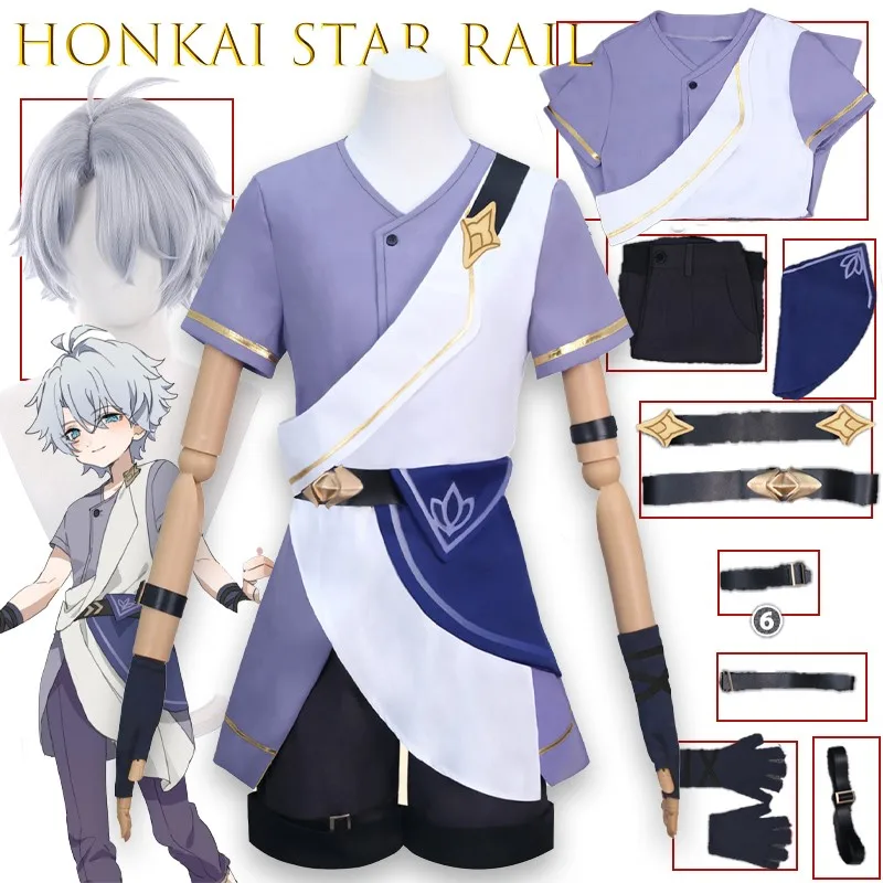 

BHonkai Star Rail Phainon Косплей Костюм для мальчика Полный комплект Аниме Игровой персонаж Наряд Хэллоуин Вечеринка Рождественская одежда для ролевых игр