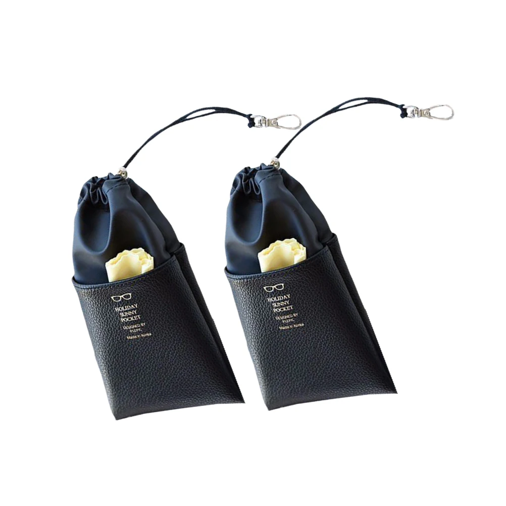 

Eyeglasses Pouch Glasses Bag Case Black Travel Organizer Durable Compact Size Storage Solution Sunglasses Eyewear Jewelry Small