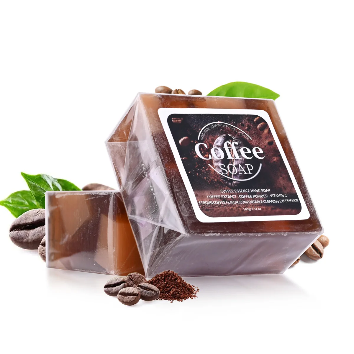 

B+Coffee Powder Coffee Bean Essence Soap Nourishes And Tightens Skin Contains Vitamin A And Deeply Cleans Face And