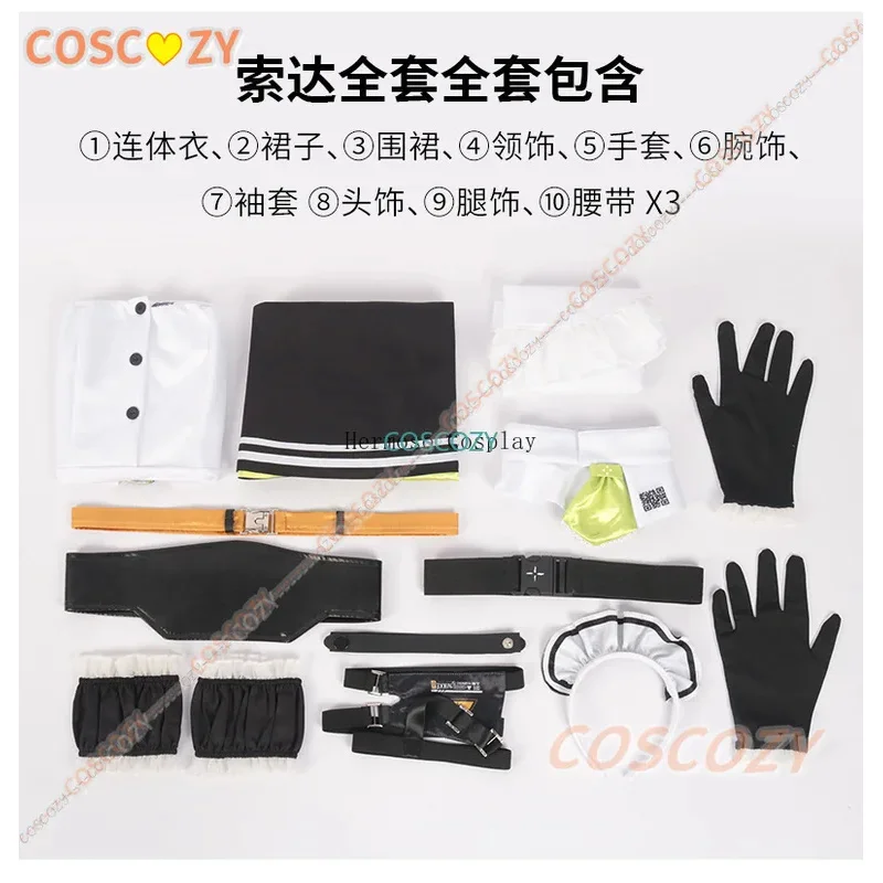 2025 yiyi The Goddess of Victory Soda Cosplay Costume Nikke Kawaii Sexy Suit Woman Maid Uniform Birthday Game Ev