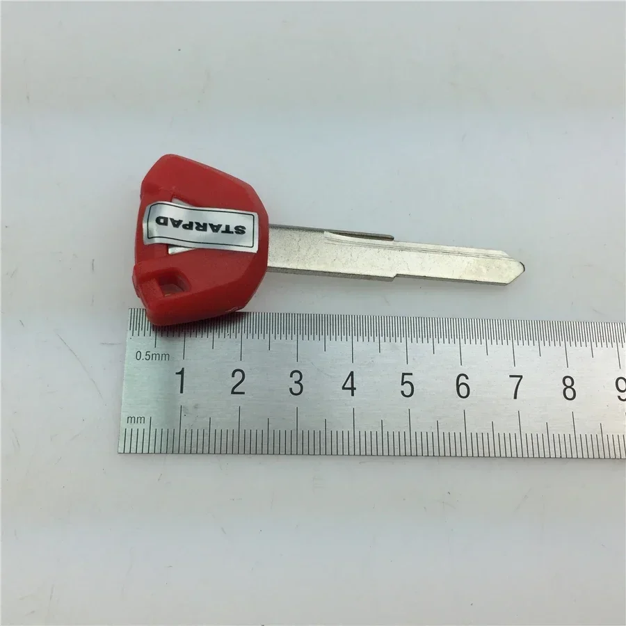 For Kawasaki new motorcycle modified  key blank left slot black 4pcs