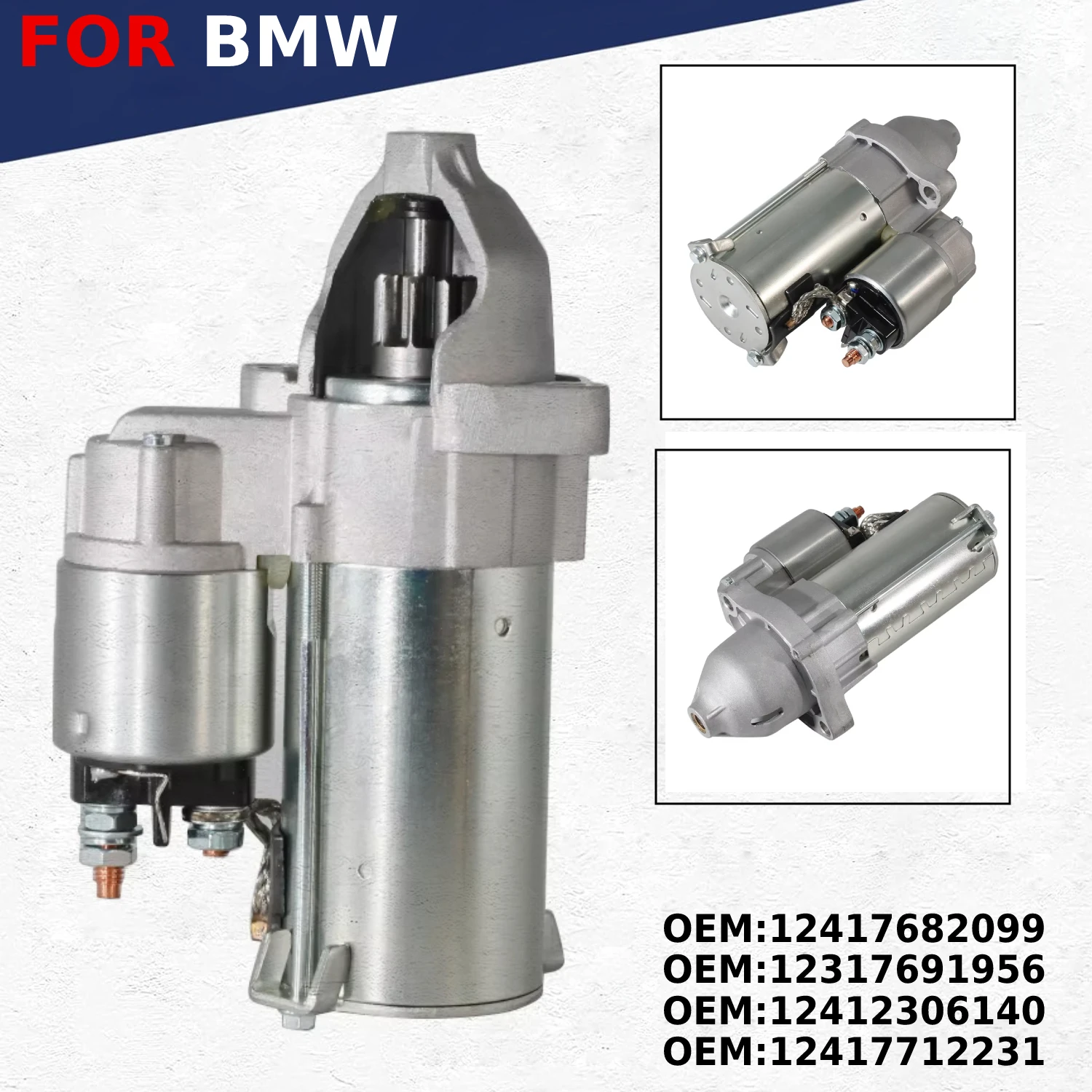 

For BMW HP2 1170cc R1200GS R1200R R1200S Adventure, OEM:12417682099/12317691956/12412306140/12417712231 Motorcycle Starter Motor