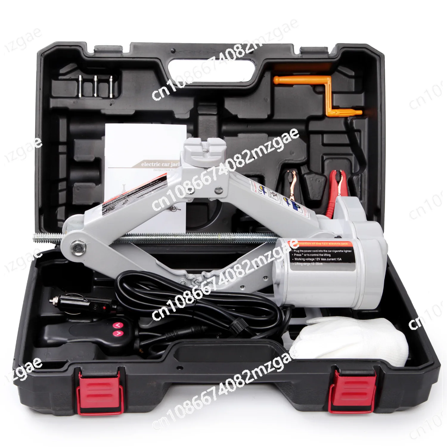 New Electric Jack DC 12V Vehicle Equipment 5T Scissor Jack Electric Tire Changing Tool 150W Car Lifting Equipment