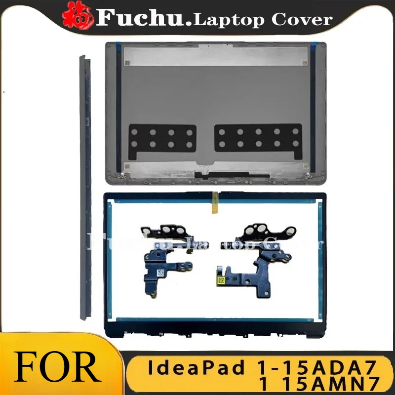 For Lenovo IdeaPad 1-15ADA7 1 15AMN7 LCD Rear Lid Back Cover Bezel Hinge Cover Cap 82R1 Grey 5CB1F36621 5CB1F36618