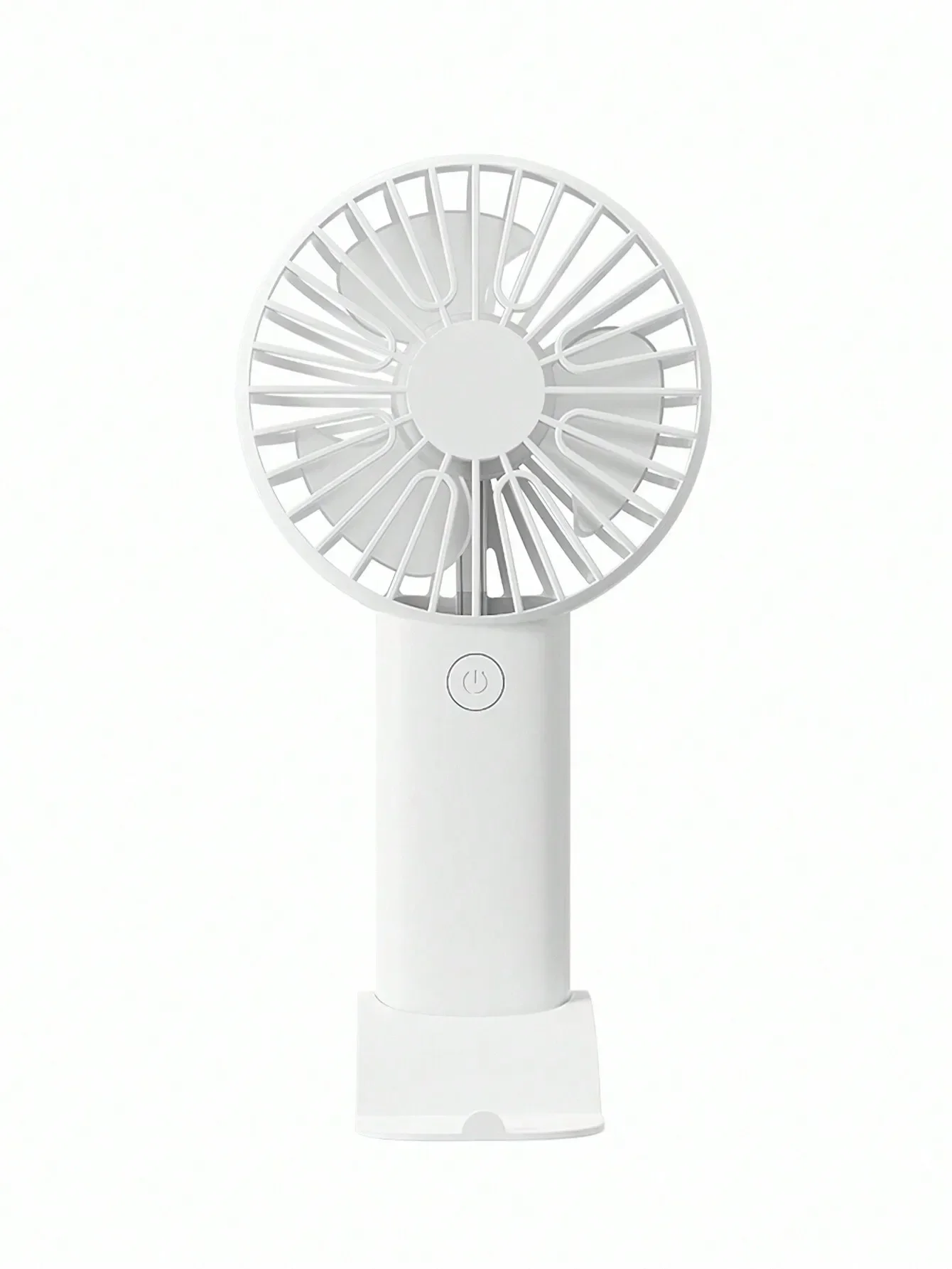 

Mini USB Rechargeable Handheld Fan With Phone Holder Base, Portable Desktop Small Fan, Essential For Vacation