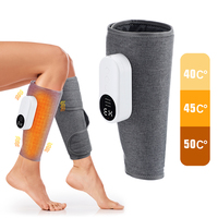 Electric Airbag Leg Massager Rechargeable 3 Modes Air Compression Calf Massager Machine 360° Wrap Blood Circulation