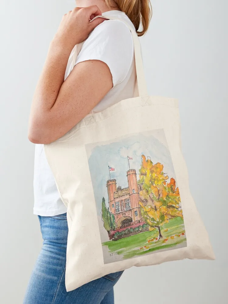 Brookings Hall Tote Bag shopping bag logo Handbags large size bags Customizable tote bag