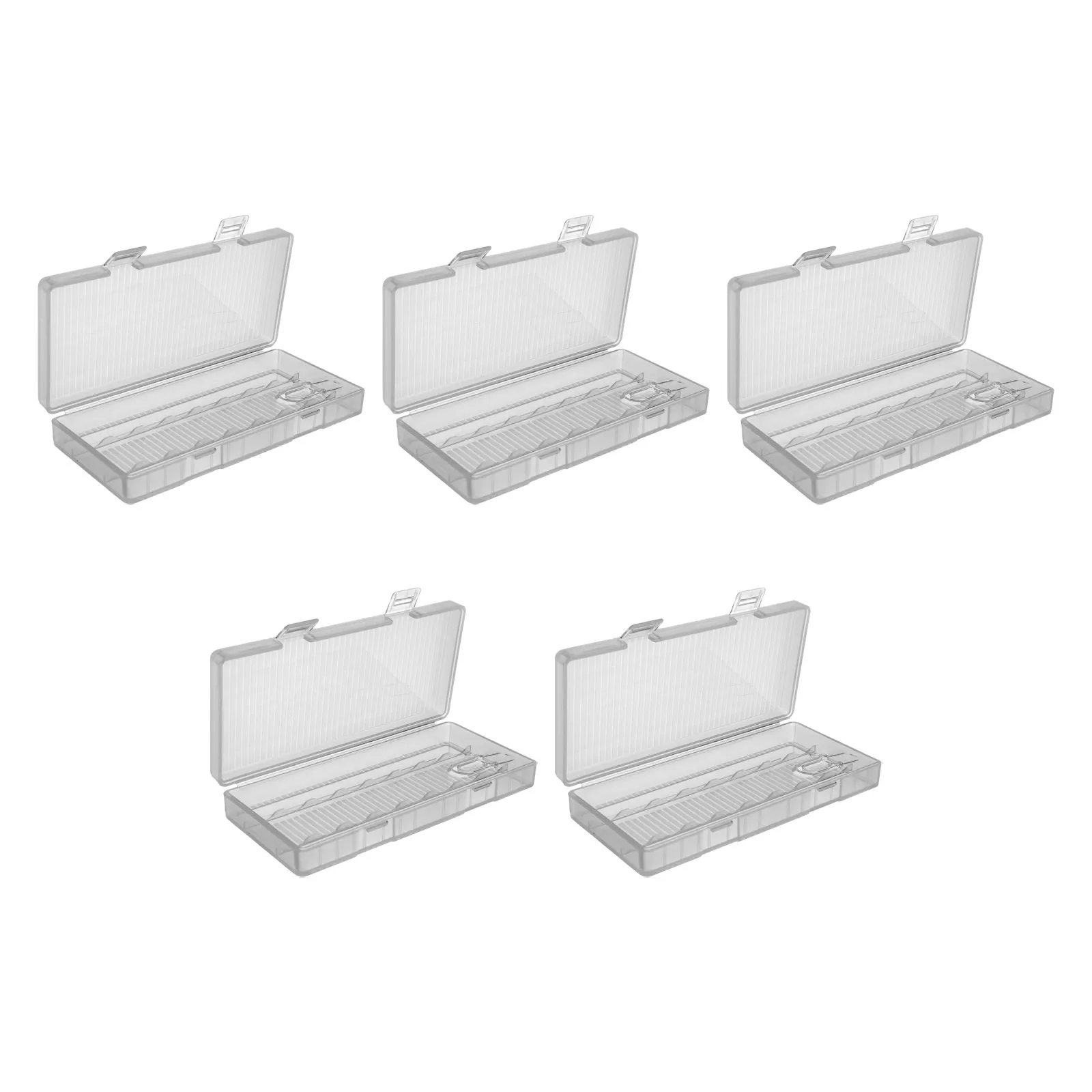 AA Battery Storage Case 5 Pack Portable Travel Holder Container Organizer for Home Office