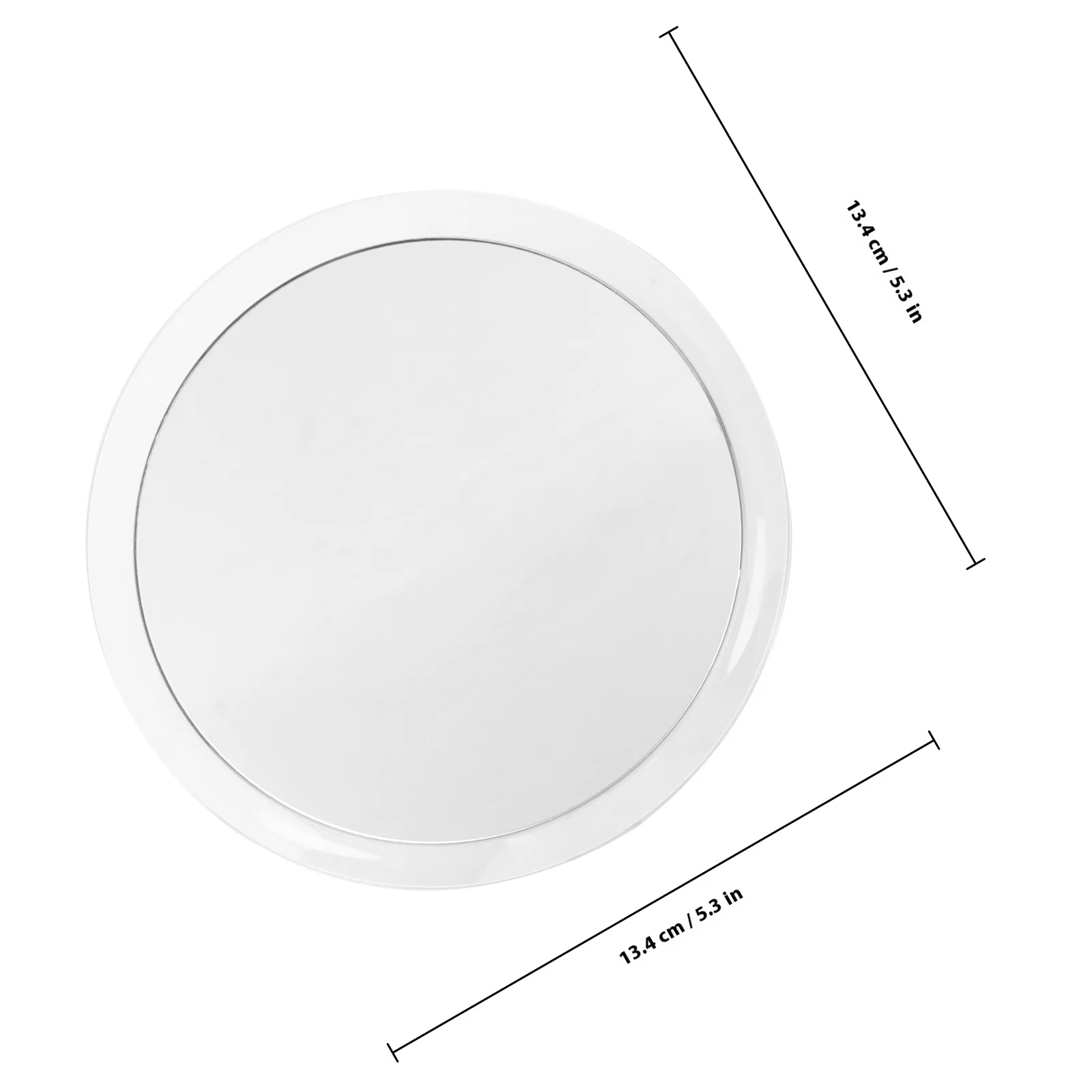 1 pçs chique 15x espelho de ampliação com forte otário antiderrapante montagem na parede espelho do banheiro para maquiagem barbear cuidados com a pele