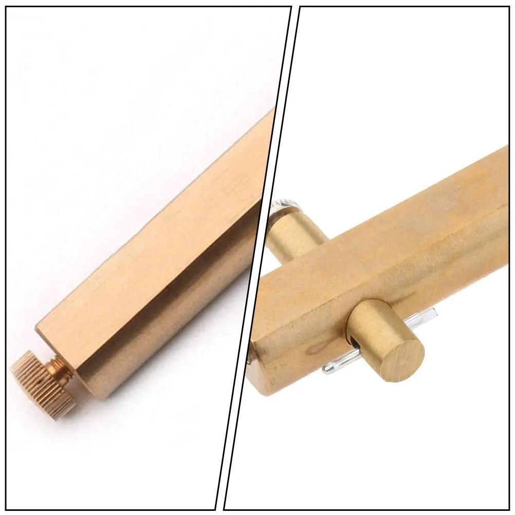 

1pc Durable Violin Making Tool Inlay Slot Cutter Golden Polished Brass Body Sharp Cutting Edge For Luthier Supply Engraving