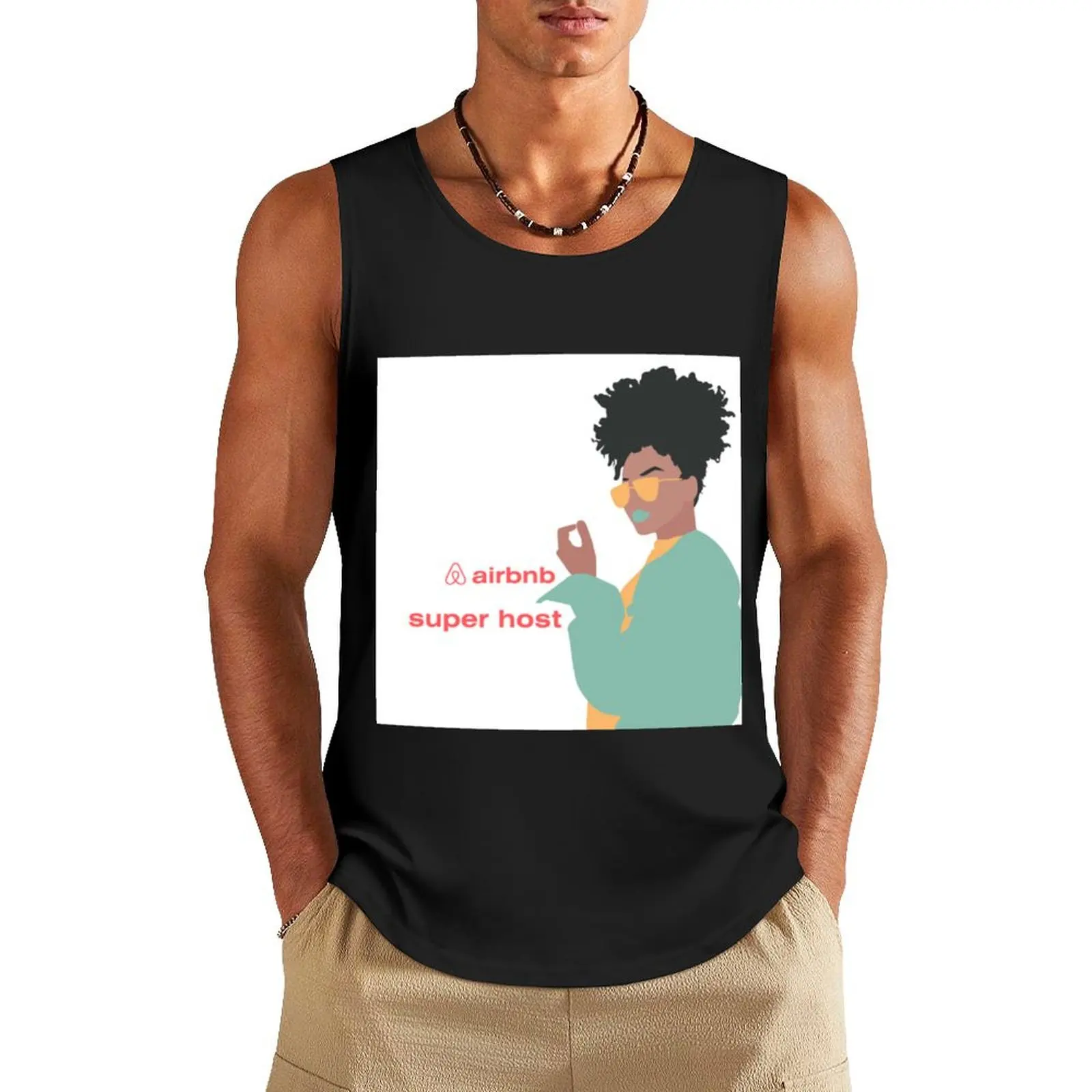 Африканский топ с коротким рукавом и пятью звездами