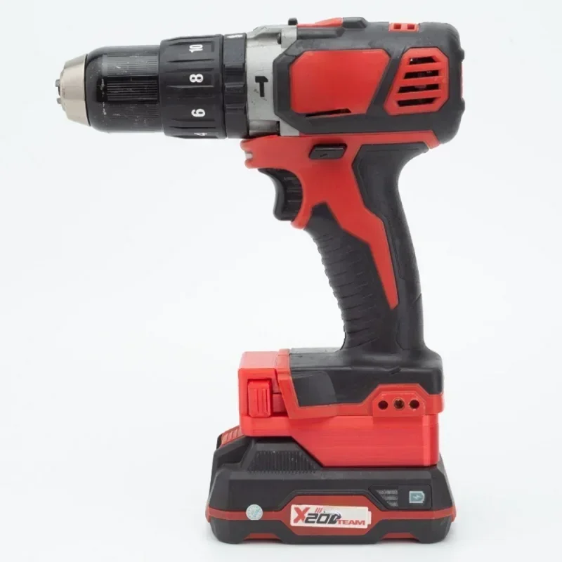 Imagem -02 - Adaptador de Conversão de Bateria para Lidl Parkside X20v Team Li-ion para Ferramentas sem Fio Milwaukee 18v Não Inclui Ferramentas e Bateria