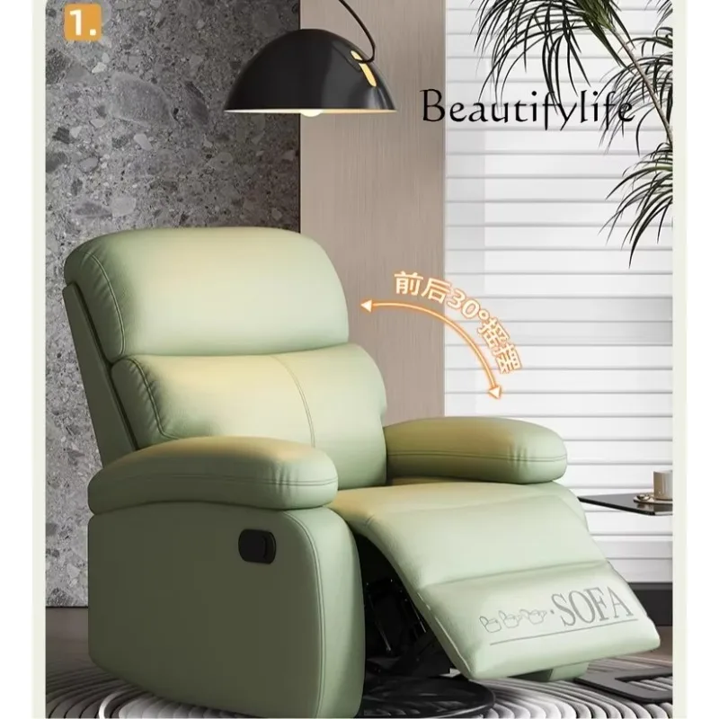 Xx X Multifunctional Sofa Single Sofa Chair Living Room Can Sleep, Lie Down And Shake Rotating Beauty Sofa Chair