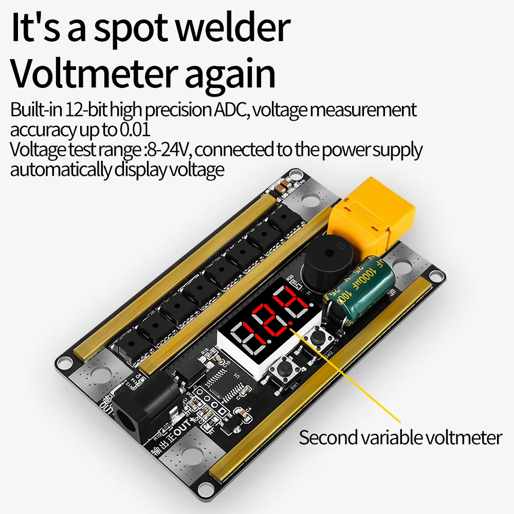 Digitale Spot Schweißer 99 Gears Power Einstellbare Mini Flecken Schweißen Maschine Control Board Für 18650 Lithium-Batterie Auto Batterie