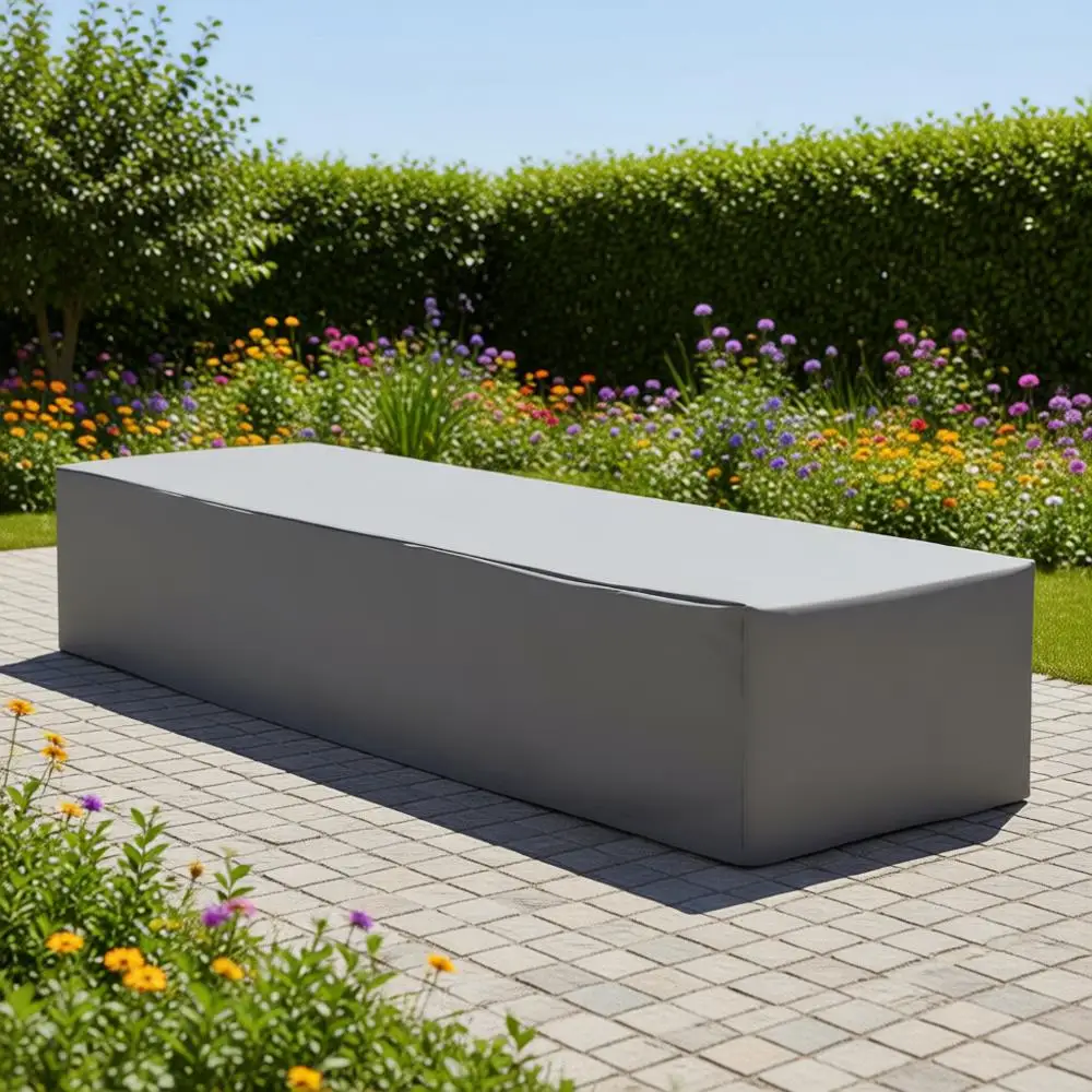 

Чехлы для садовой мебели, водонепроницаемая защита для улицы и двора, серый цвет