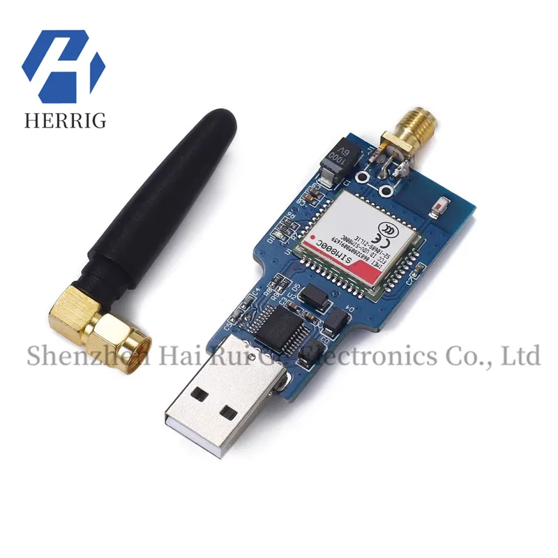 

USB to GSM Serial GPRS SIM800C Module with Bluetooth Computer Control for Calling