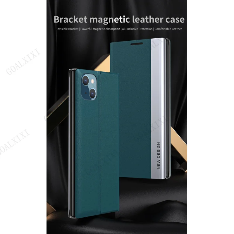 Electroplate magnet business phone case for iPhone 16 15 14 13 12 11 x Se 8 7 plus mini pro Max luxury Capa all wrapped fundas