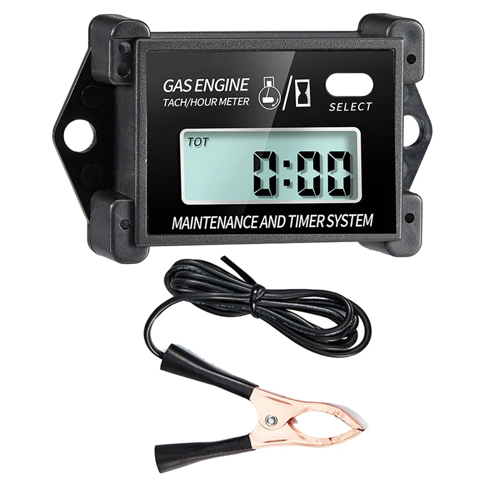 Electronic RPM Meter for Motorcycles Advanced Hour Meter with Maintenance Alerts and Real Time Engine Monitoring