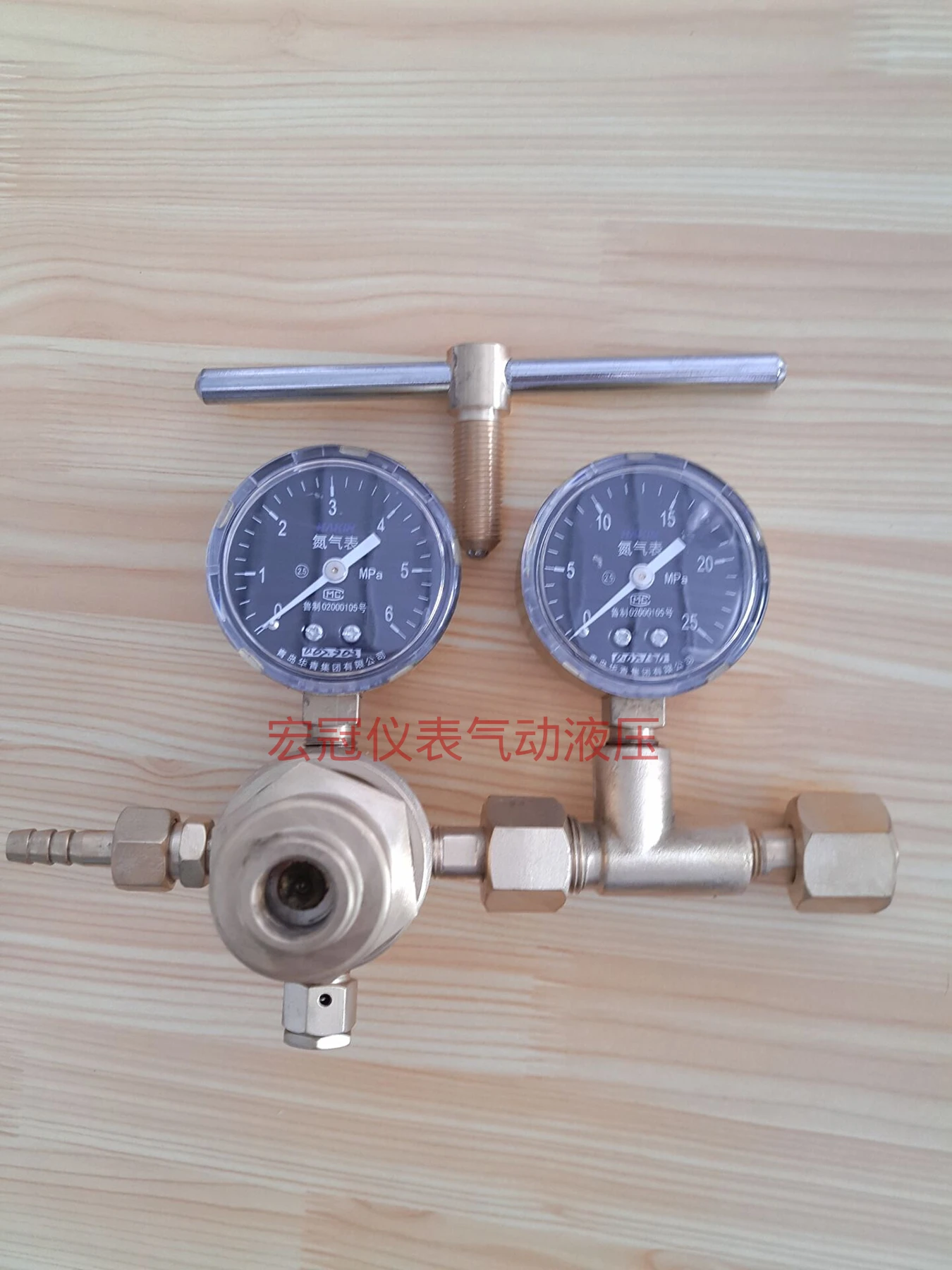 YQD-370 High Pressure Nitrogen Pressure Reducing Valve Gas Cylinder Pressure Regulating Controller 6 × 25 10 × twenty-five