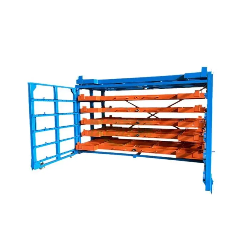 Retractable Manual Plate Shelves Factory Warehouse Mobile Drawer Storage Racks Various Steel Electric Mold Racks