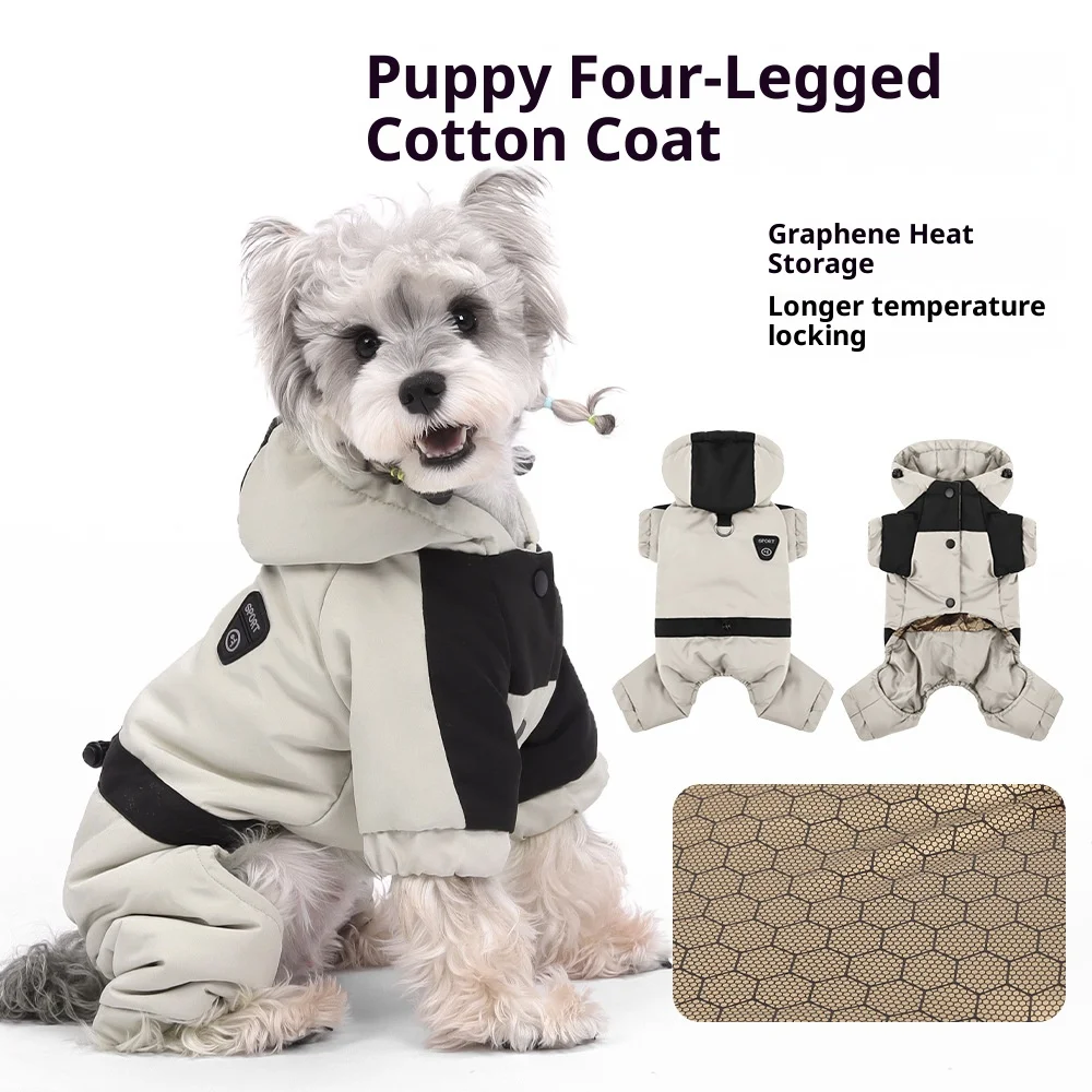 

Winter Dog Clothes for Small Medium Dogs Jacket Reflective Puppy Poodle Outfits Pug French Bulldog Jumpsuit Dog Accessories