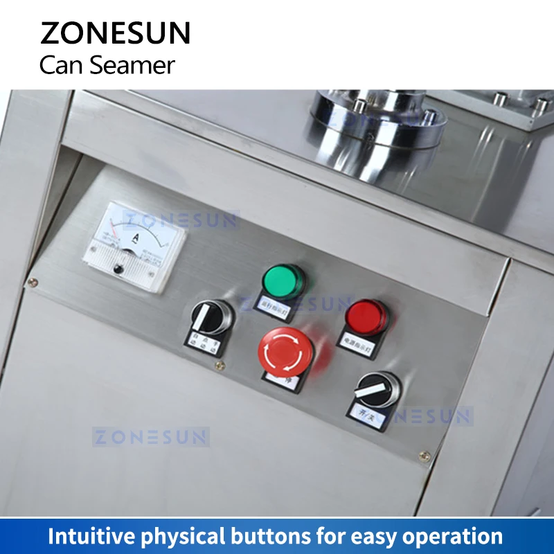 

ZONESUN ZS-CS3 Tin Can Sealing Machine Aluminum Plastic Paper Can Seamer