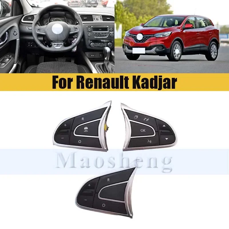 

Steering Wheel Switch Volume Button Cruise Switch For Renault Kadjar Cruise Control Switch Volume Button Steering Wheel Buttons
